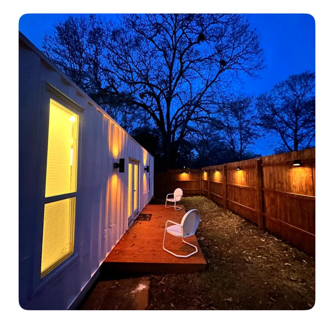 Nomehaus Shipping Container Studio Residential Neighborhood Athens Exterior photo